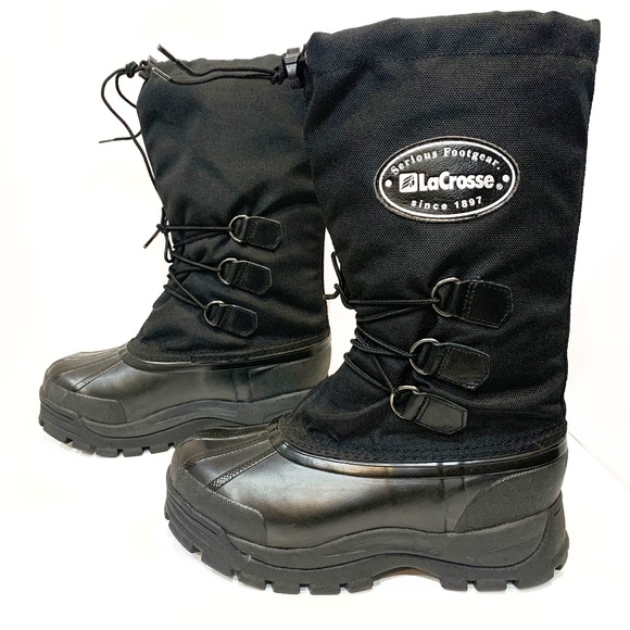 LaCrosse Shoes - New LaCrosse Heavy Duty Black Whitney Pac Winter Snow Boots, Sz 9